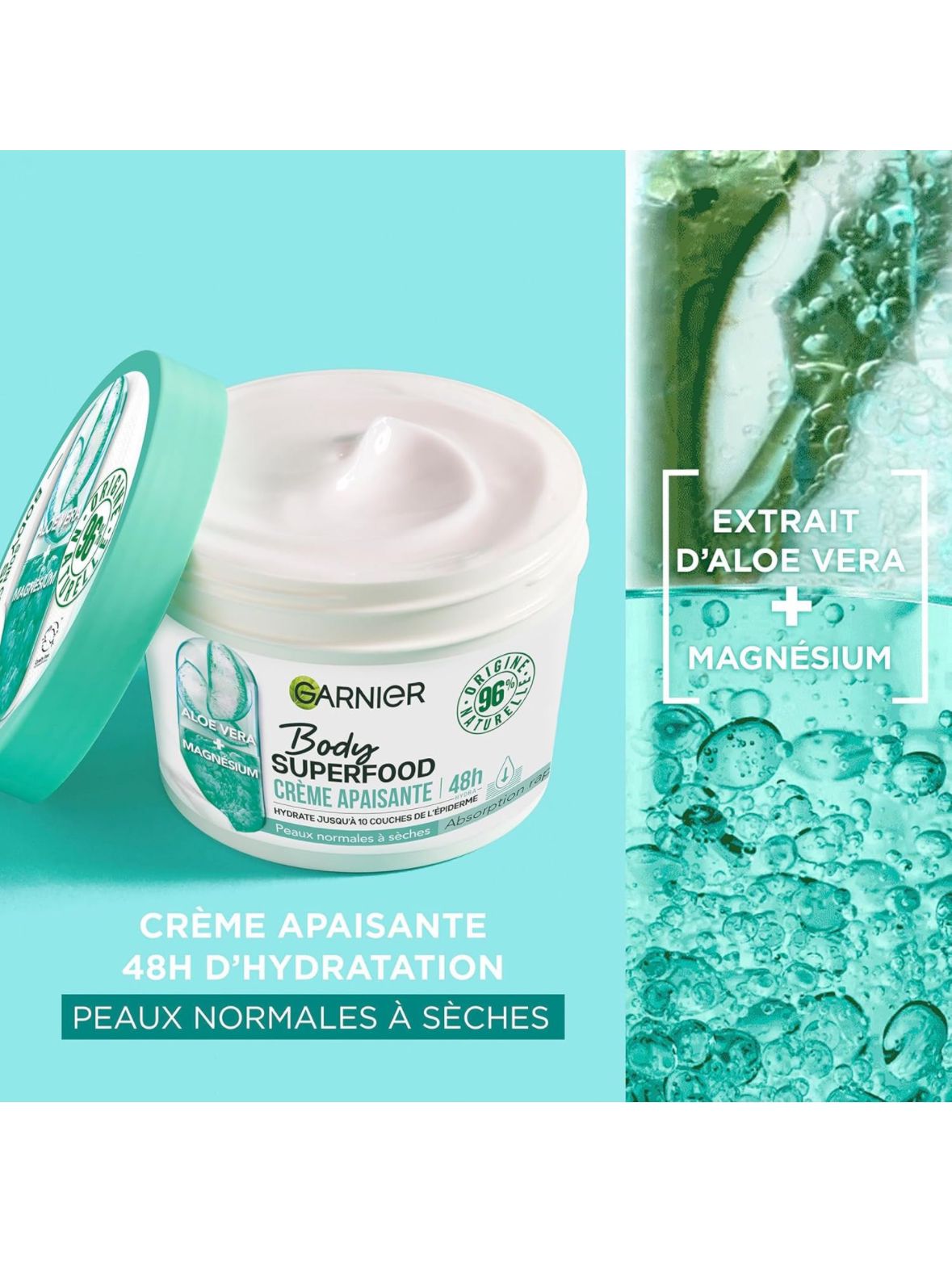 Garnier - Body Superfood - Crème Soin Corps Apaisante