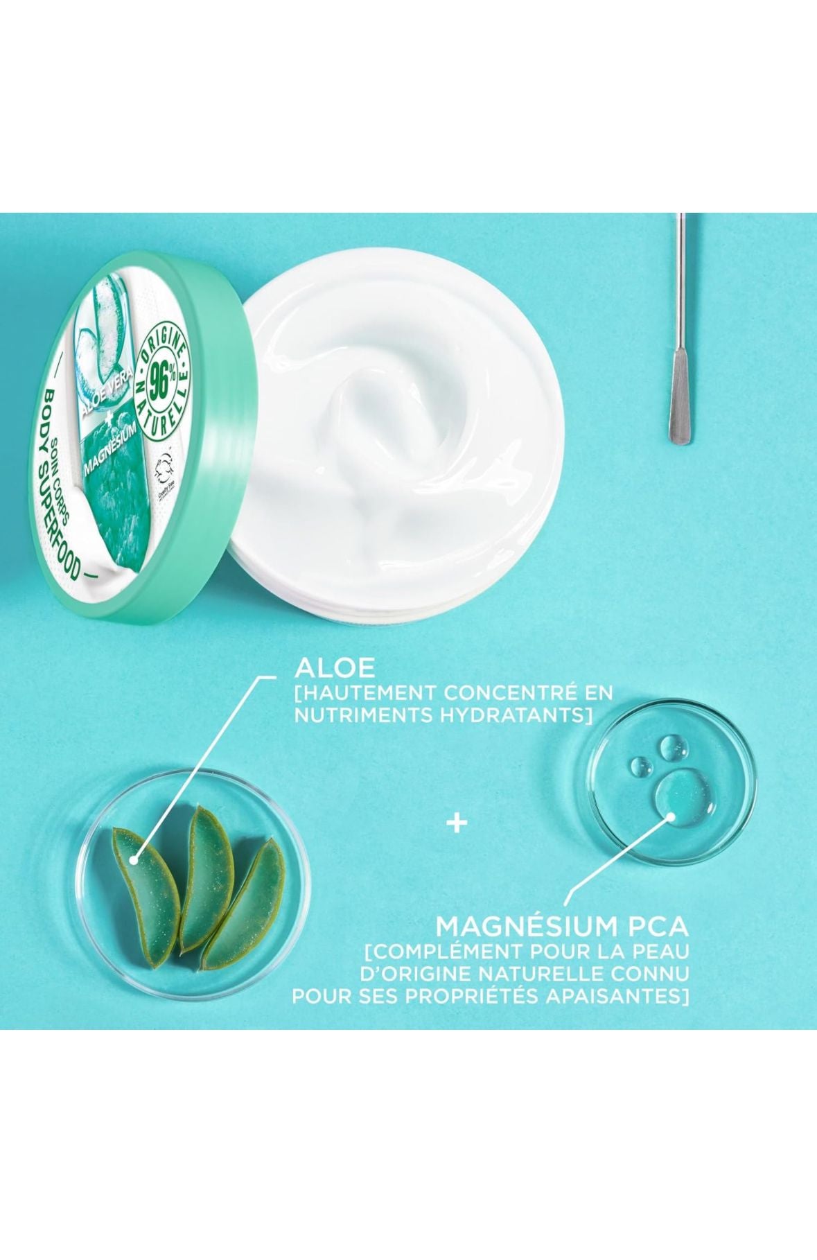 Garnier - Body Superfood - Crème Soin Corps Apaisante